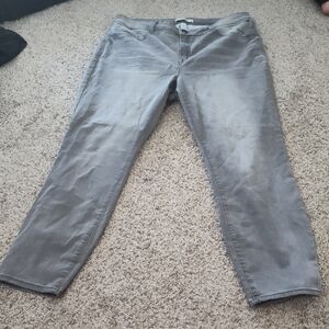 Refuge Women's Straight Leg Gray Jeans